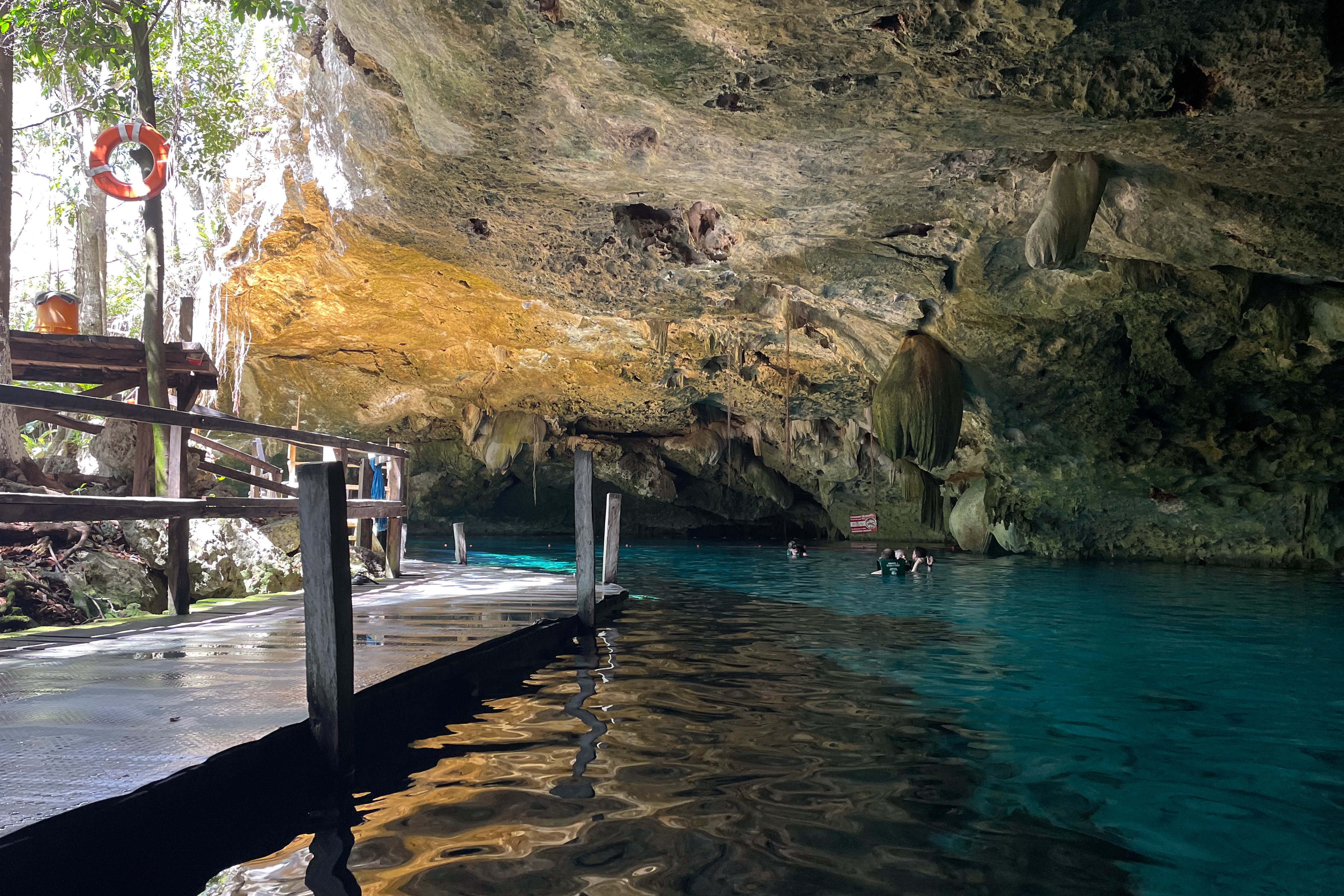Cenote Dos Ojos; the cenotes visited depend on the agreed itinerary